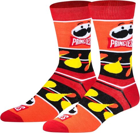 Crazy Socks – Oreo Cookie Design – Novelty Crew Sock – Large – Polyester Blend – Fun Snack-Themed Gift for Men & Women in Saudi Arabia