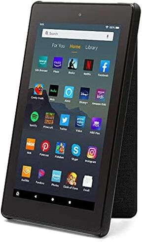 حافظة الكمبيوتر اللوحي Fire 7 (متوافقة مع الجيل التاسع، إصدار 2019)، أسود فحمي in Saudi Arabia