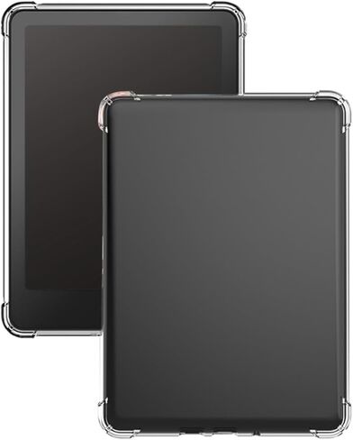 حافظة شفافة من الورق الأبيض - غطاء خلفي مرن من مادة TPU المرنة لجهاز Kindle Paperwhite الجديد مقاس 7 بوصات (الجيل الثاني عشر - 2024) in Saudi Arabia
