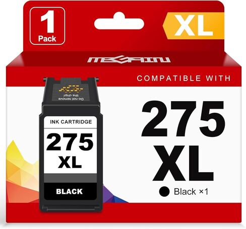 خرطوشة حبر بديلة 275XL PG-275XL Cannon PG-275 275 XL خراطيش حبر متوافقة مع طابعات Canon PIXMA TR4700 TR4720 TR4722 TS3700 TS3720 TS3500 TS3520 TS3522 (حزمة كومبو سوداء) in Kuwait