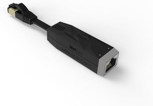 Silent Power LAN iSilencer+, Ethernet Noise Filter with Galvanic Isolation & RF Filtering, Reduces Noise & Jitter – Gigabit RJ45 Isolator for Hi-Res Audio with Cleaner Signal and Stable Timing in Kuwait