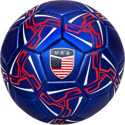 كرة القدم Western Star Game and Match USA Mexico - مقاس 4 وحجم 5 - هيكل سميك من 4 طبقات - أداء - مثالية لتدريب الشباب والألعاب للأطفال من عمر 8 إلى 12 مراهقًا من عمر 13 إلى 16 عامًا in Kuwait
