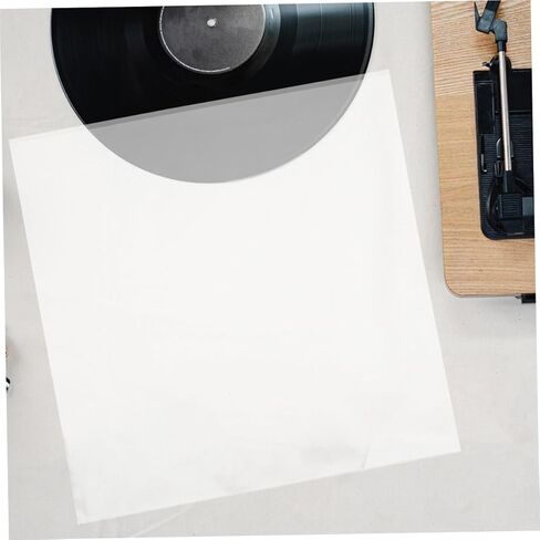 10Pcs Vinyl Record Outer Sleeves Self Adhesive Protectors for Albums Covers to Guard Against Scratches and Dust for Vinyl Record Storage in Saudi Arabia