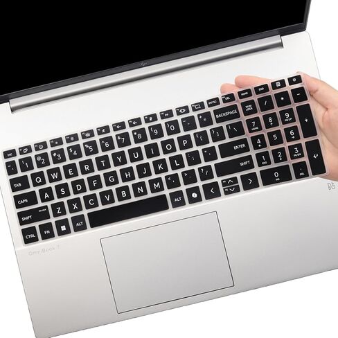 Keyboard Cover for 2026 2025 HP OmniBook 7 16-az 16-ay Series 16-az0097nr 16-ay0087nr 16", HP OmniBook 7 17.3" 17-dc Series 17-dc0097nr Keyboard Cover Protector(Not fit Omnibook X 17-dd 17t-dd)-Black in Saudi Arabia