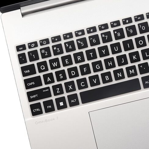 Keyboard Cover for 2026 2025 HP OmniBook 7 16-az 16-ay Series 16-az0097nr 16-ay0087nr 16", HP OmniBook 7 17.3" 17-dc Series 17-dc0097nr Keyboard Cover Protector(Not fit Omnibook X 17-dd 17t-dd)-Black in Saudi Arabia