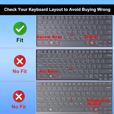 غطاء لوحة مفاتيح ملون لعام 2025 2024 جديد 14 بوصة Lenovo Thinkpad L14 P14s T14 T14s Gen 6/Gen 5، Thinkpad E14 Gen 7 14 بوصة كمبيوتر محمول، ThinkPad 14 بوصة كمبيوتر محمول بتصميم أمريكي من السيليكون لحماية لوحة المفاتيح in Kuwait