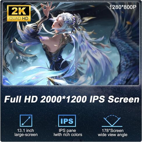 ترقية ستيريو راديو السيارة QLED مقاس 13.1 بوصة لسيارة Toyota Tundra 2014-2019، وحدة رئيسية 8 النواة 2 جيجابايت + 32 جيجابايت مع CarPlay/Android Auto، وشاشة تعمل باللمس 2K وكاميرا احتياطية 1080 بكسل in Kuwait