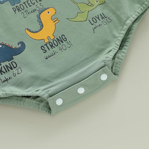 NZNDSHD ​Baby Boy Clothes Fall Sweatshirt Long Sleeve Dinosaur Bubble Romper Tops One Piece Bodysuit Outfit in Saudi Arabia
