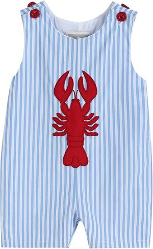 Lil cactus Blue Striped Crawfish Shortalls in Saudi Arabia