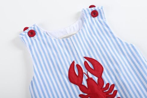 Lil cactus Blue Striped Crawfish Shortalls in Saudi Arabia