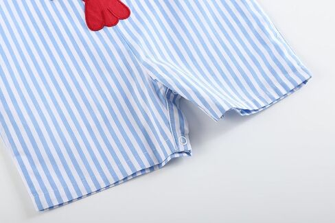 Lil cactus Blue Striped Crawfish Shortalls in Saudi Arabia