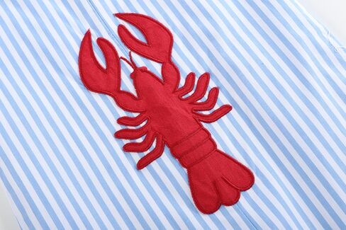 Lil cactus Blue Striped Crawfish Shortalls in Saudi Arabia