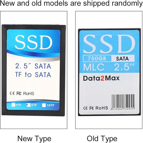 plplaaoo Memory Card to SATA Adapter 4X Small Memory Card Converter for Industrial PCs and Motherboard Testing with Enclosure and Screw Kit 10x7x1cm in Saudi Arabia