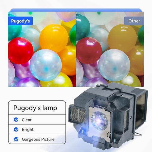 ELPLP95/V13H010L95 استبدال المصباح الكهربي لإبسون EB-2250U EB-2255U EB-2265U EB-5530U EB-2245U EB-2155W EB-5510 EB-2250 PowerLite 2250U 2255U 5535U 2155W 2265U 5510 2245U 2065 مصباح in Saudi Arabia