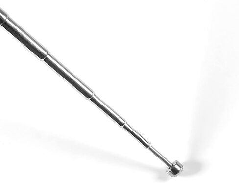 FM Telescopic Antenna 75 Ohm FM Antenna F-Type Male Plug with 3pcs Connector for Indoor TV AM FM Radio Stereo Receiver in Saudi Arabia