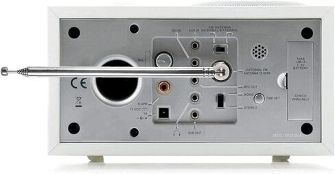 FM Telescopic Antenna 75 Ohm FM Antenna F-Type Male Plug with 3pcs Connector for Indoor TV AM FM Radio Stereo Receiver in Saudi Arabia