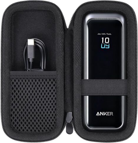 حافظة سفر صلبة لشاحن Anker Prime Power Bank 20100mAh 220W، حافظة محمولة متوافقة مع شاحن محمول 20100mAh 3 منافذ مع مخرج 220W in Kuwait