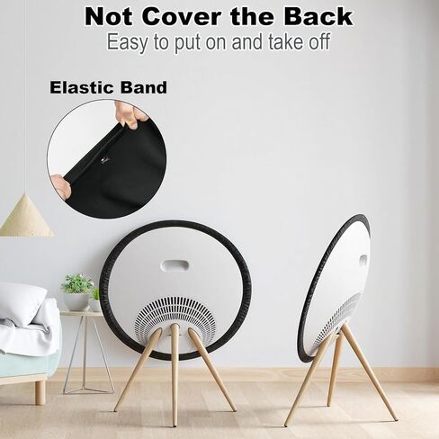 TXEsign Stretch Dust Cover Compatible with Bang & Olufsen Beosound A9 (5th Generation) Speaker, Soft Stretchy Spandex Fleece Speaker Cover Protective Sleeve with Elastic Band in Saudi Arabia