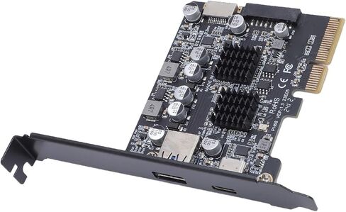 بطاقة توسيع SUNGOOYUE PCI Express 3.0 USB. وحدة تحكم PCIE USB Hub فعالة وسريعة بسرعة 10 جيجابت في الثانية لأجهزة الكمبيوتر المكتبية in Saudi Arabia