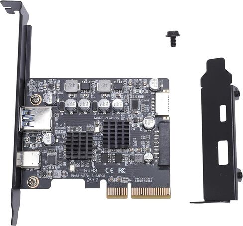 بطاقة توسيع SUNGOOYUE PCI Express 3.0 USB. وحدة تحكم PCIE USB Hub فعالة وسريعة بسرعة 10 جيجابت في الثانية لأجهزة الكمبيوتر المكتبية in Saudi Arabia
