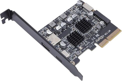 بطاقة توسيع SUNGOOYUE PCI Express 3.0 USB. وحدة تحكم PCIE USB Hub فعالة وسريعة بسرعة 10 جيجابت في الثانية لأجهزة الكمبيوتر المكتبية in Saudi Arabia