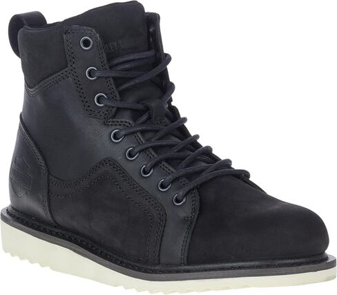 HARLEY-DAVIDSON FOOTWEAR Men's Hickman Dual Motorcycle Boot, Grey, 8 in Saudi Arabia