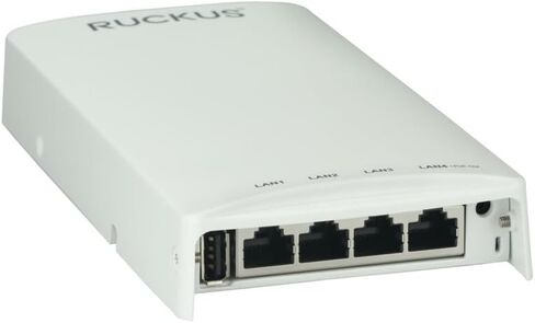نقطة وصول Ruckus H550 Wi-Fi 6 مزدوجة النطاق للوحة الحائط، 2x2 MU-MIMO، وصلة 1 جيجابت، منافذ 5x1 جيجابت وUSB، تدعم 512 عميلًا، 802.11ax/ac/n، PoE، حزمة Cloud Care التي تم تكوينها مسبقًا مؤهلة in Saudi Arabia