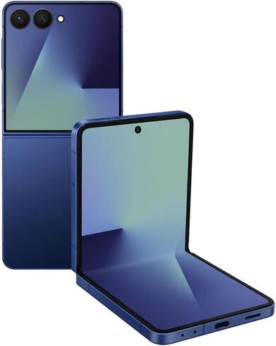 Samsung Galaxy Z Flip7: مفتوح، سعة تخزين 256 جيجابايت، Blue Shadow (متجدد) in Kuwait