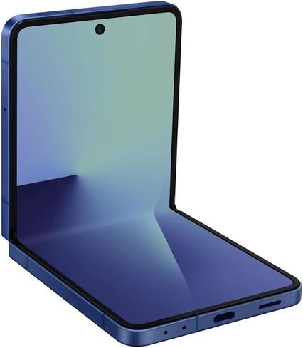 Samsung Galaxy Z Flip7: مفتوح، سعة تخزين 256 جيجابايت، Blue Shadow (متجدد) in Kuwait
