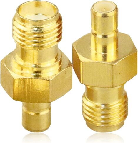 TUOLNK 4 قطع SMA إلى SMB محول محور هوائي الراديو، SMA ذكر/أنثى إلى SMB ذكر/أنثى موصل محوري لهوائي السيارة الجوي DAB، الصوت، جهاز التوجيه، معززات الإشارة in Saudi Arabia