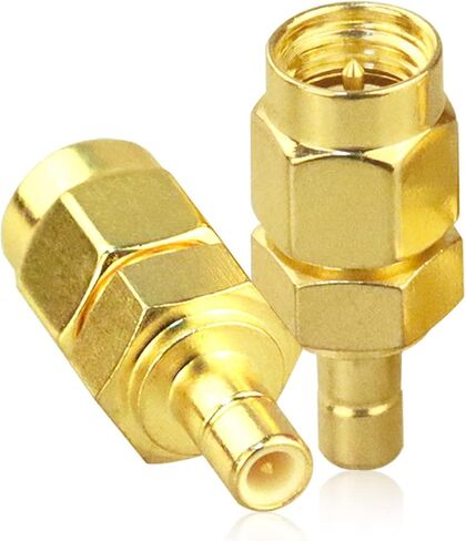 TUOLNK 4 قطع SMA إلى SMB محول محور هوائي الراديو، SMA ذكر/أنثى إلى SMB ذكر/أنثى موصل محوري لهوائي السيارة الجوي DAB، الصوت، جهاز التوجيه، معززات الإشارة in Saudi Arabia