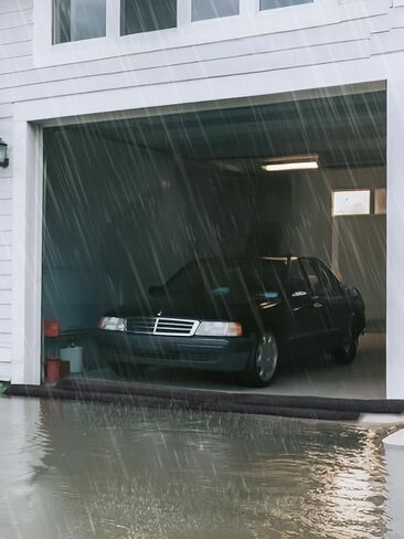 4 عبوات من حواجز الفيضانات الخالية من الرمل بطول 5 أقدام للمنزل - أكياس رمل حاجز الماء المنشط للفيضان والأبواب الخارجية للمنزل والطابق السفلي للمرآب in Kuwait