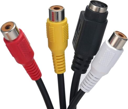 Denash VGA إلى SVideo، VGA إلى، SVIDEO 3 TV AV محول كابل، كابل محول إشارة AV عالي الجودة مع ذكر قياسي 15Pin، in Kuwait
