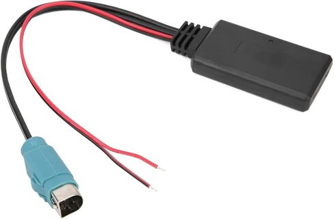 12V Bluetooth Auxiliary Audio Cable Wireless AUX in Adapter for DVA 9861 Ri iDA X001 IVA 205R with Compact Design for Phone MP3 in Saudi Arabia