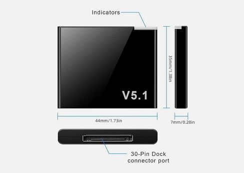 محول 30 دبوس، جهاز استقبال موسيقى ستيريو لاسلكي بلوتوث 5.1 لجهاز Bose Sounddock II 2 10 Lifestyle V35 135 نظام موسيقى رقمي مكبرات صوت للترفيه المنزلي محمولة لأجهزة iPod iPhone iPad in Saudi Arabia