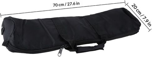 Thickened 70cm Tripod Carrying Case with Zipper and Handle, Padded Storage Bag for Photography Tripod Stand Organizer, Travel Camera Rack Bag in Black in Saudi Arabia