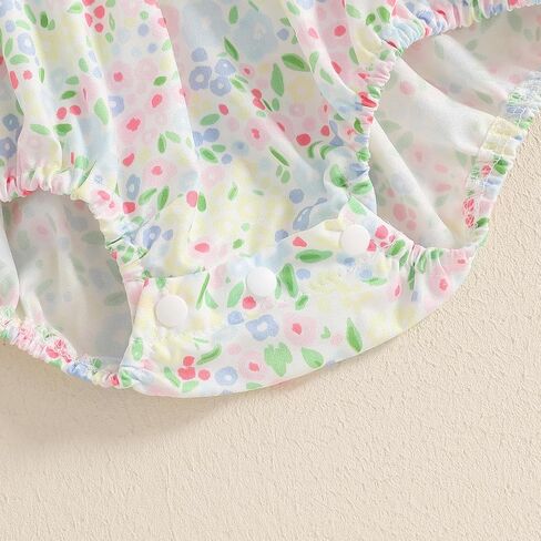 Kayotuas طفلة عيد الفصح الزي Smocked فقاعة رومبير الأرنب الصليب التطريز نفخة قصيرة الأكمام ارتداءها لطيف المعمودية الملابس in Saudi Arabia