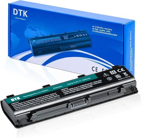 DTK PA5024U-1BRS استبدال بطارية توشيبا P/N PA5025U-1BRS PA5026U-1BRS PA5023U-1BRS PA5027U-1BRS PABAS260 PABAS261 PABAS259 PABAS262 PABAS263 كمبيوتر محمول Netbook Computer Satellite L850 10.8V in Saudi Arabia