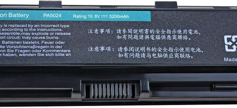 DTK PA5024U-1BRS استبدال بطارية توشيبا P/N PA5025U-1BRS PA5026U-1BRS PA5023U-1BRS PA5027U-1BRS PABAS260 PABAS261 PABAS259 PABAS262 PABAS263 كمبيوتر محمول Netbook Computer Satellite L850 10.8V in Saudi Arabia