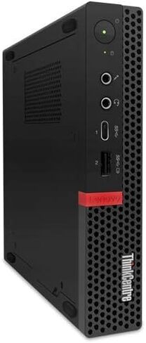 Lenovo ThinkCentre M720 Tiny M720q Desktop - Intel Core i5-8400T Processor, 16GB RAM, 512GB PCIe-NVMe SSD + 1TB HDD, Windows 10 Pro 64-bit in Saudi Arabia