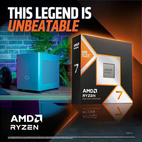 كولر ماستر NR2 Pro Mini ITX – AMD RYZEN 7 7800X3D 4.2 جيجا هرتز (5.0 جيجا هرتز توربو) | جيجابايت RTX 5070 12 جيجا بايت & B650I AORUS Ultra | 32 جيجابايت DDR5 6000 ميجا هرتز | 2 تيرابايت Gen4 M.2 | واي فاي | ويندوز 11 | كمبيوتر ألعاب AIO مقاس 280 ملم in Saudi Arabia