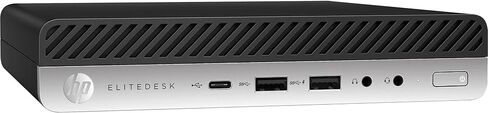 HP Elitedesk 800 G3 Mini Business Desktop (Quad Core i5-6500T, 8GB DDR4 RAM, 256GB SSD) Type-C, DisplayPort, WiFi, WiFi, Ethernet, Keyboard & Mouse, Windows 11 Pro (Renewed) in Saudi Arabia