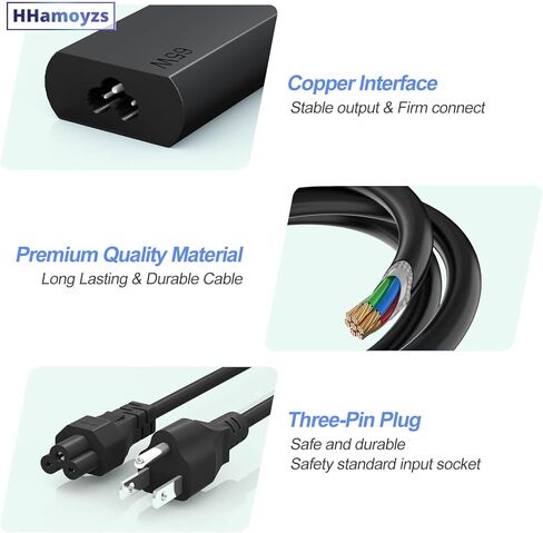شاحن كمبيوتر محمول USB C نحيف 2025 جديد 65 وات متوافق مع Lenovo Thinkpad T14 T15 T16/Chromebook/Yoga Computer Type C سلك الطاقة in Kuwait