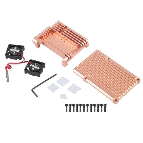 Hyuduo Protective, Aluminum Alloy Enclosure with Dual Cooling Fan, Hex Wrench and Screws, for 3 Model B B in Saudi Arabia