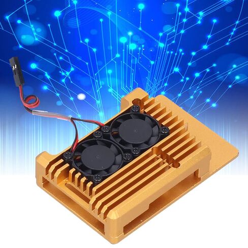 Hyuduo Protective, Aluminum Alloy Enclosure with Dual Cooling Fan, Hex Wrench and Screws, for 3 Model B B in Saudi Arabia