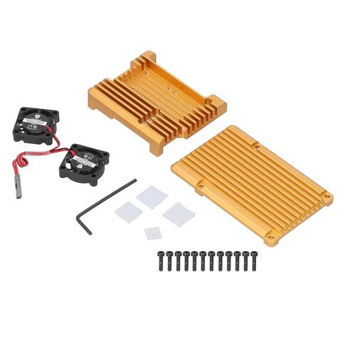 Hyuduo Protective, Aluminum Alloy Enclosure with Dual Cooling Fan, Hex Wrench and Screws, for 3 Model B B in Saudi Arabia