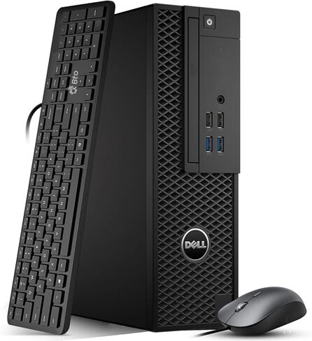 كمبيوتر مكتبي Dell Precision 3420 SFF - Intel Core i5-6500 الجيل السادس - ذاكرة وصول عشوائي سعتها 16 جيجابايت - محرك أقراص SSD سعة 128 جيجابايت - شبكة WiFi مدمجة - لوحة مفاتيح وماوس - كمبيوتر محطة العمل المنزلية والمكتبية - Windows 11 Pro (متجدد) in Kuwait