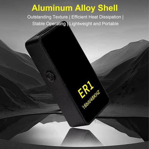 Fockety HiFi Decoder, High Performance DAC with 3.5mm 4.4mm Output, Immersive Sound Quality for iOS, USB A Type C Adapter, Multi Level Volume Control in Saudi Arabia