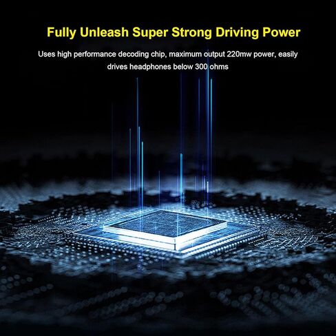 Fockety HiFi Decoder, High Performance DAC with 3.5mm 4.4mm Output, Immersive Sound Quality for iOS, USB A Type C Adapter, Multi Level Volume Control in Saudi Arabia