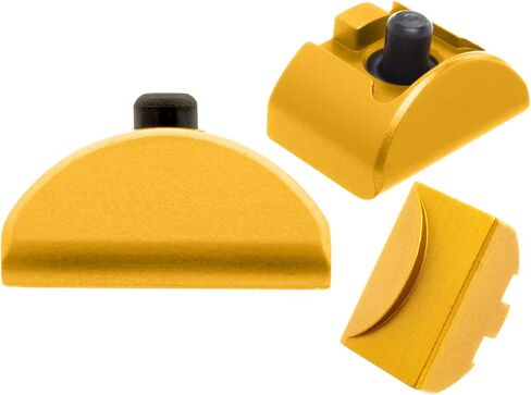 NDZ Performance Grip Frame Insert Plug for Glock Gen 4-5 17 19 22 23 24 31 34 35 بدون أشرطة خلفية، ألومنيوم مؤكسد أزرق مع صور جمجمة منقوشة بالليزر الأسود - اختر الصورة ولون اللوحة in Kuwait